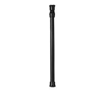 Tension Rod, Adjustable Curtain Pole, Telescopic Tension Rod with Non-slip Foot, No Drill or Damage, DIY Shower Rail for Windows, Bookshelf,Wardrobe Bars, Drying Support Rods, Black (25-40cm）