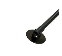 Tension Rod Angled Wall Curtain Rod No Drilling,Corner Shower Curtain Rod,Retractable Curtain Rod,Cut To Length For Bathroom,for Changing