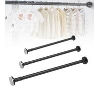 Tension Rod for Curtains 70-120cm Extendable Shower Curtain Pole, Adjustable Clothes Rail Pole,Without Drilling, for Bathroom,Window,Kitchen,Wardrobe