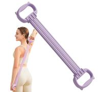 Tension Rope - 100cm Natural Rubber Band, Pull Up Assistant Strap, Soft Non Slip Handle, Softs Thoracic Spine Mobility Aids | For Compact Storage Travel Office Pilates Yoga Rehabilitation Usage