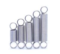 Tension Spring 2Pcs 304 Stainless Steel Extension Spring Wire Dia 1.5mm O Ring Hook Coil Dual Hook Small Tension Spring OD 10mm 12mm 15mm(50mm,15mm (2Pcs))