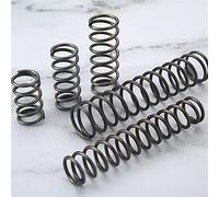 Tension Spring,Coil Compressed 65Mn Cylidrical Rotor Return Release Pressure Steel Wire Diameter 1.5mm, DIY Projects(70mm (5Pcs),19mm)(45mm (10Pcs))