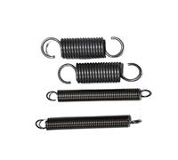 Tension Springs, 2pcs Wire Diameter 1.0mm Open Hook Tension Spring Pullback(15mm,150mm)