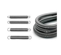 Tension Springs, 5pcs Spring Steel with Hook Tension Wire Dia1. 2mm(9mm,50mm)