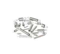 Tension Springs Stainless Steel Hook Tension Cylindroid Helical Pullback Extension Coil Spring Wire Diameter for Mechanical(50mm(2pcs),9mm,1.5mm)