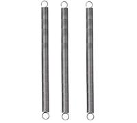 Tension Springs With Hooks 280mm, 2.0mm Wire Dia, 22mm OD 3Pcs