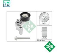 New INA Aux Belt Tensioner 534010020 - V-Ribbed Drive - 0000575130, 575130, 96230012