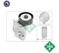 INA 534 0102 30 Tensioner Lever, v-ribbed belt