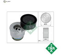 Multi-ribbed V-belt tensioner 534 0141 30 INA for RENAULT NISSAN