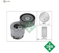 Aux Belt Tensioner fits VAUXHALL VIVARO X83 1.9D 01 to 06 Drive V-Ribbed INA New