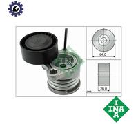 TENSIONER LEVER VRIBBED BELT 534 0331 10 FOR ALPINA BMW M47 D20 2.0L 4cyl D3