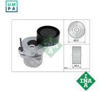 Aux Belt Tensioner fits MERCEDES E220 2.2D 09 to 16 Drive V-Ribbed INA Quality