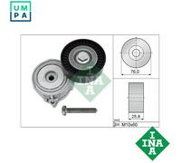 Ina Aux Belt Tensioner VW Touareg 7P 3.0 CJTA V-Ribbed 10-18 New