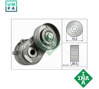 Multi-ribbed V-belt tensioner 534 0448 10 INA for CHRYSLER JEEP