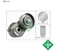 Multi-ribbed V-belt tensioner 534 0448 10 INA for CHRYSLER JEEP