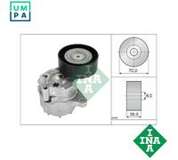 INA 534 0481 10 Tensioner Lever, v-ribbed belt
