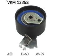 Tensioner Pulley, timing bel SKF VKM 13258 for CITROEN C2 (JM_) 1.4 2005-2009