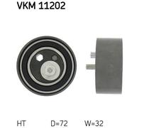 TENSIONER PULLEY, TIMING BELT FOR AUDI 100 C4 AVANT A4 A6 A8 SKF VKM 11202