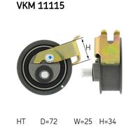 TENSIONER PULLEY, TIMING BELT FOR AUDI A3 A6 TT SKF VKM 11115