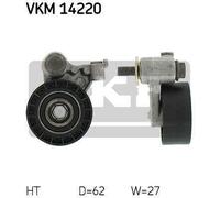 Tensioner Pulley, timing belt for MAZDA 121 SKF VKM 14220