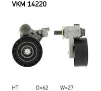 TENSIONER PULLEY, TIMING BELT FOR MAZDA 121 SKF VKM 14220