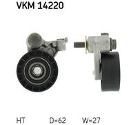 Tensioner Pulley, timing belt for MAZDA 121 SKF VKM 14220 NEW
