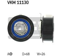 Tensioner Pulley, timing belt for VW BEETLE BORA CADDY DERBY SKF VKM 11130