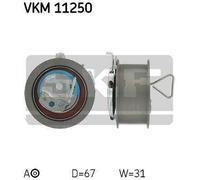 Tensioner Pulley, timing belt for VW BEETLE BORA CADDY SKF VKM 11250