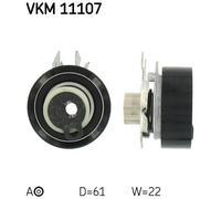 TENSIONER PULLEY, TIMING BELT FOR VW CADDY DERBY FOX LUPO SKF VKM 11107
