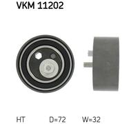Tensioner Pulley, timing belt for VW PASSAT SKF VKM 11202