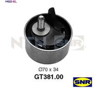 SNR GT381.00 Timing belt tensioner pulley