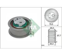 Tensioner Pulley, timing belt INA 531 0927 10 for VOLVO XC40 (536) 2 2018-2021