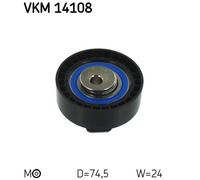 TENSIONER PULLEY, TIMING BELT SKF VKM 14108