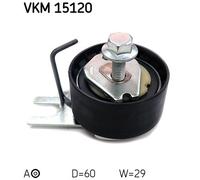 Tensioner Pulley, timing belt SKF VKM 15120 NEW