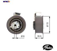 TENSIONER PULLEY TIMING BELT T43021 FOR VW SHARAN/Box/Body/MPV FORD AHU 1.9L