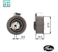TENSIONER PULLEY TIMING BELT T43021 FOR VW SHARAN/Box/Body/MPV FORD AHU 1.9L
