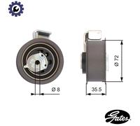 TENSIONER PULLEY TIMING BELT T43021 FOR VW SHARAN/Box/Body/MPV FORD ANU 1.9L