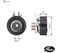 GATES T43061 Timing belt tensioner pulley