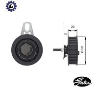 New Tensioner Pulley, timing belt for ALFA ROMEO LANCIA:GT,145,146,147,155