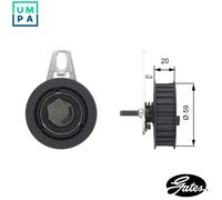New Tensioner Pulley, timing belt for ALFA ROMEO LANCIA:GT,145,146,147,155