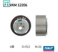 SKF VKM 12206 Timing belt tensioner pulley