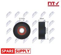 TENSIONER PULLEY, V-BELT FOR BMW E83 E70 E71 NTY RNK-BM-035