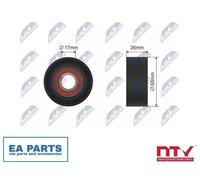 Tensioner Pulley, V-belt for BMW E90 E93 E92 E91 NTY RNK-BM-033