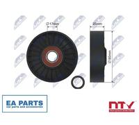 Tensioner Pulley, V-belt for CHRYSLER 300C 300M CIRRUS NTY RNK-CH-029