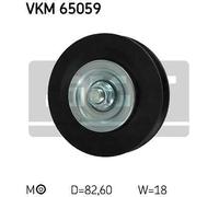 Tensioner Pulley, V-belt for MITSUBISHI MONTERO SKF VKM 65059