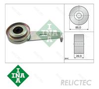 Tensioner Pulley V-Ribbed Aux Belt for Peugeot Citroen Fiat Suzuki Lada Lancia