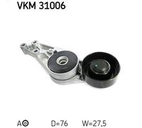 V-Ribbed Belt Tensioner SKF VKM 31006 Fits Audi Seat A4 A6 Exeo Diameter 76mm