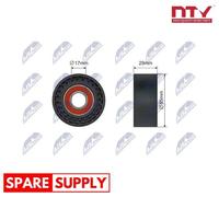 TENSIONER PULLEY, V-RIBBED BELT FOR ALFA ROMEO 145 146 147 155 NTY RNK-AR-018
