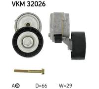 TENSIONER PULLEY, V-RIBBED BELT FOR ALFA ROMEO 147 156 166 GT SKF VKM 32026
