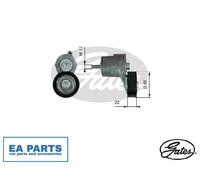 Tensioner Pulley, v-ribbed belt for AUDI A3 Q3 TT GATES T38315
